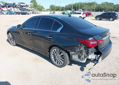 2019 Infiniti Q50 3.0T Luxe from USA, damaged, VIN JN1EV7APXKM513573